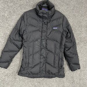 Patagonia Down‎ With it Jacket Womens XS Black  Puffer Coat Lightweight READ